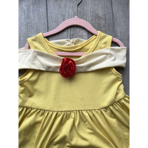 Los Angeles Boutique Belle Princess Cotton Dress Toddler Girl Casual Party 4T - Picture 3 of 7